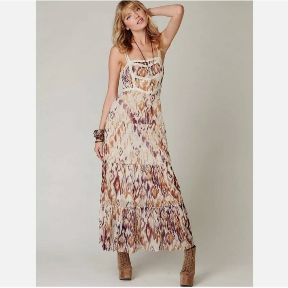 Intimately Free People Sheer Lace Slip Dress M